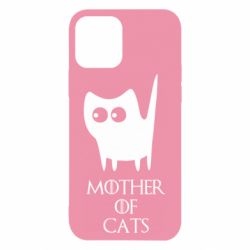 Чехол для iPhone 12 Pro Mother of cats - PrintSalon