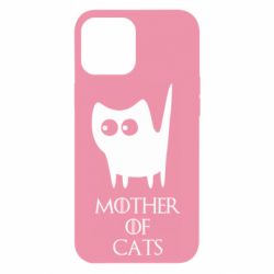 Чехол для iPhone 12 Pro Max Mother of cats - PrintSalon