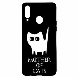 Чехол для Samsung A20s Mother of cats - PrintSalon