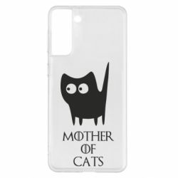 Чехол для Samsung S21+ Mother of cats - PrintSalon