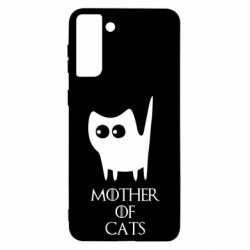Чехол для Samsung S21 Ultra Mother of cats - PrintSalon