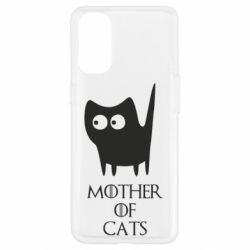 Чехол для Oppo Reno 4 Mother of cats - PrintSalon