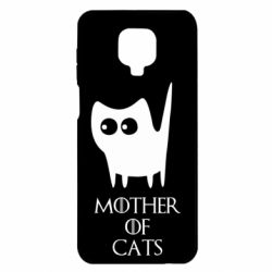 Чехол для Xiaomi Redmi Note 9S/9Pro/9Pro Max Mother of cats - PrintSalon