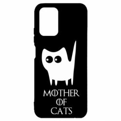Чехол для Xiaomi Redmi Note 10 Mother of cats - PrintSalon