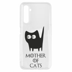 Чехол для Realme 6 Mother of cats - PrintSalon
