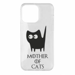 Чехол для iPhone 14 Pro Max Mother of cats - PrintSalon