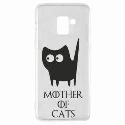 Чехол для Samsung A8+ 2018 Mother of cats - PrintSalon