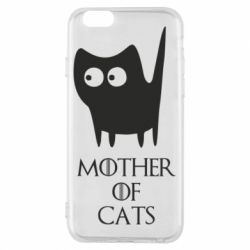 Чехол для iPhone 6/6S Mother of cats - PrintSalon