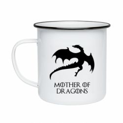 Кружка эмалированная Mother of dragons 1 - PrintSalon