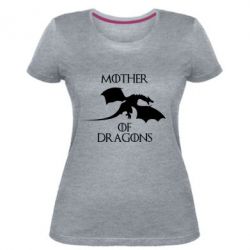Женская премиум футболка Mother Of Dragons - PrintSalon