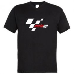 Чоловіча футболка з V-подібним вирізом MOTO GP - PrintSalon