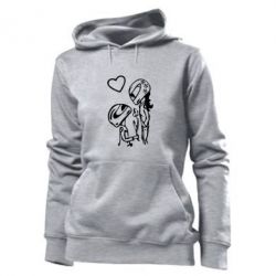 Женское худи MOTO LOVE - PrintSalon