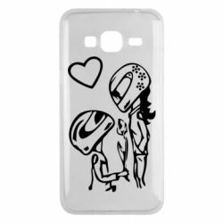 Чехол для Samsung J3 2016 MOTO LOVE - PrintSalon