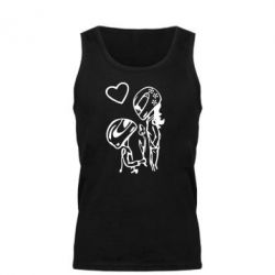 Мужская майка MOTO LOVE - PrintSalon