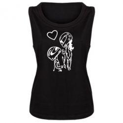 Женская майка MOTO LOVE - PrintSalon