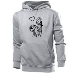 Мужское худи MOTO LOVE - PrintSalon