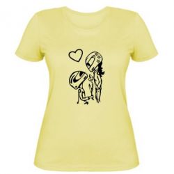 Женская футболка MOTO LOVE - PrintSalon