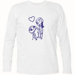 Футболка с длинным рукавом MOTO LOVE - PrintSalon