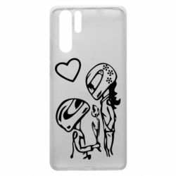 Чехол для Huawei P30 Pro MOTO LOVE - PrintSalon