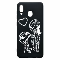 Чехол для Samsung A30 MOTO LOVE - PrintSalon