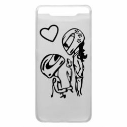 Чехол для Samsung A80 MOTO LOVE - PrintSalon