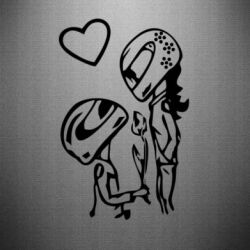 Наклейка MOTO LOVE