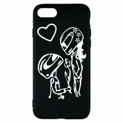 Чехол для iPhone 7 MOTO LOVE - PrintSalon