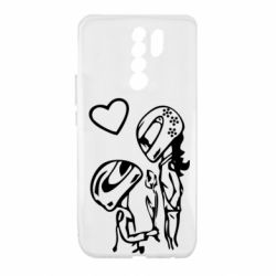 Чехол для Xiaomi Redmi 9 MOTO LOVE - PrintSalon