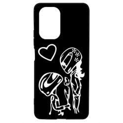 Чехол для Xiaomi Poco F3/K40 MOTO LOVE - PrintSalon