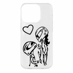 Чехол для iPhone 14 Pro MOTO LOVE - PrintSalon
