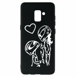 Чехол для Samsung A8+ 2018 MOTO LOVE - PrintSalon