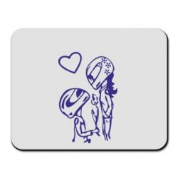 Коврик для мыши MOTO LOVE - PrintSalon