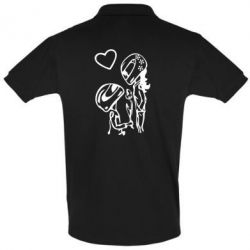 Мужское поло MOTO LOVE - PrintSalon
