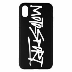 Чехол для iPhone X/Xs MOTO SPORT - PrintSalon