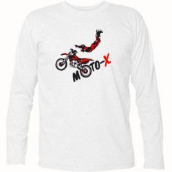 Футболка с длинным рукавом Moto-X - PrintSalon