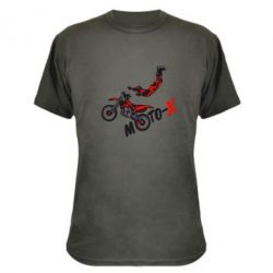Камуфляжная футболка Moto-X - PrintSalon