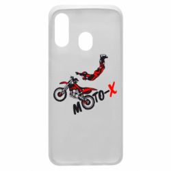 Чехол для Samsung A40 Moto-X - PrintSalon