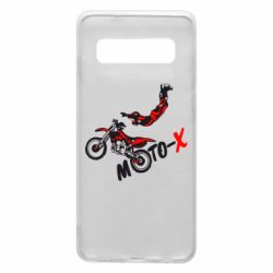 Чехол для Samsung S10 Moto-X - PrintSalon
