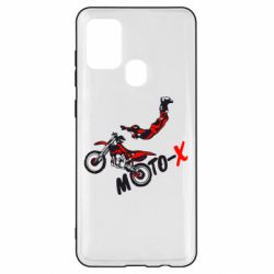 Чехол для Samsung A21s Moto-X - PrintSalon