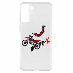 Чехол для Samsung S21+ Moto-X - PrintSalon