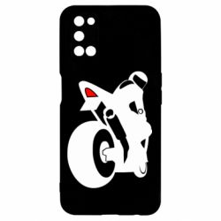 Чехол для Oppo A52/A72/A92 Мотоциклист на спорте - PrintSalon