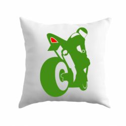 Подушка Мотоциклист на спорте