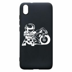 Чехол для Xiaomi Redmi 7A Мотоциклист - PrintSalon