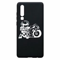 Чехол для Huawei P30 Мотоциклист