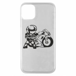 Чехол для iPhone 11 Pro Мотоциклист - PrintSalon