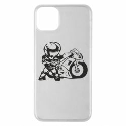 Чехол для iPhone 11 Pro Max Мотоциклист - PrintSalon