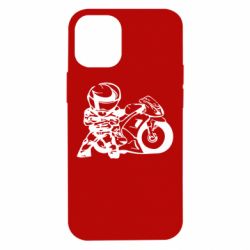 Чехол для iPhone 12 mini Мотоциклист - PrintSalon