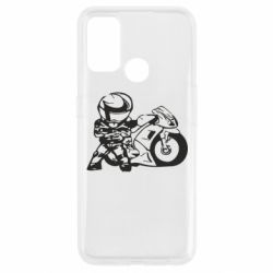 Чехол для Oppo A53/A32/A33 Мотоциклист