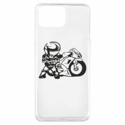 Чехол для Oppo A73 Мотоциклист - PrintSalon