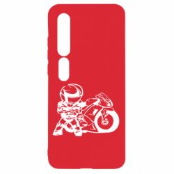 Чехол для Xiaomi Mi10/10 Pro Мотоциклист - PrintSalon